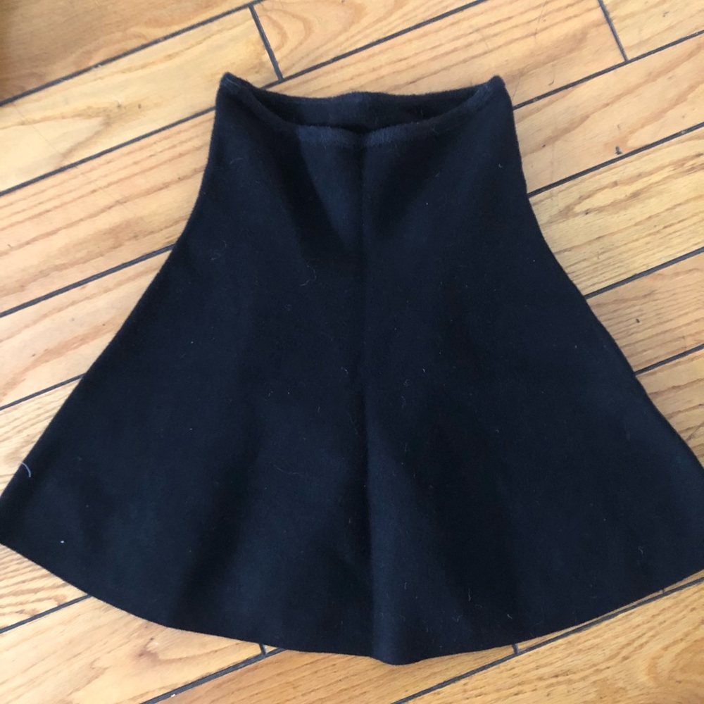 Knit top and skirt combo